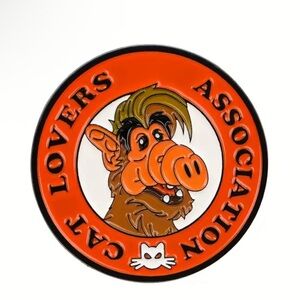 Alf Sitcom 1986 Orange and Brown Cat Lovers Association Wall Plaque